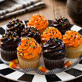 Mini Halloween Cupcakes