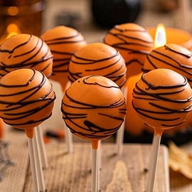 Orange Cake Pops