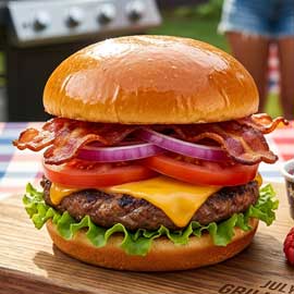 Brioche Hamburger Bun